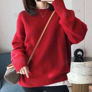 Red Knit Sweater